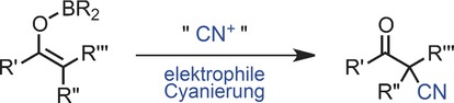 Electrophilic Cyanation of Boron Enolates: Efficient Access to Various β-Ketonitrile Derivatives