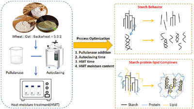 Preparation of Multi-Grain Flour with High Content of Resistant Starch and the Mechanism Underlying the Improved Digestion Resistance