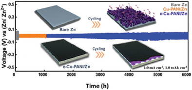 Mitigating Zinc Dendrite Formation and Parasitic Side Reactions in Aqueous Zn-Ion Batteries Via Laser-Assisted Carbonization of Cu-PANI Films on Zn Anodes