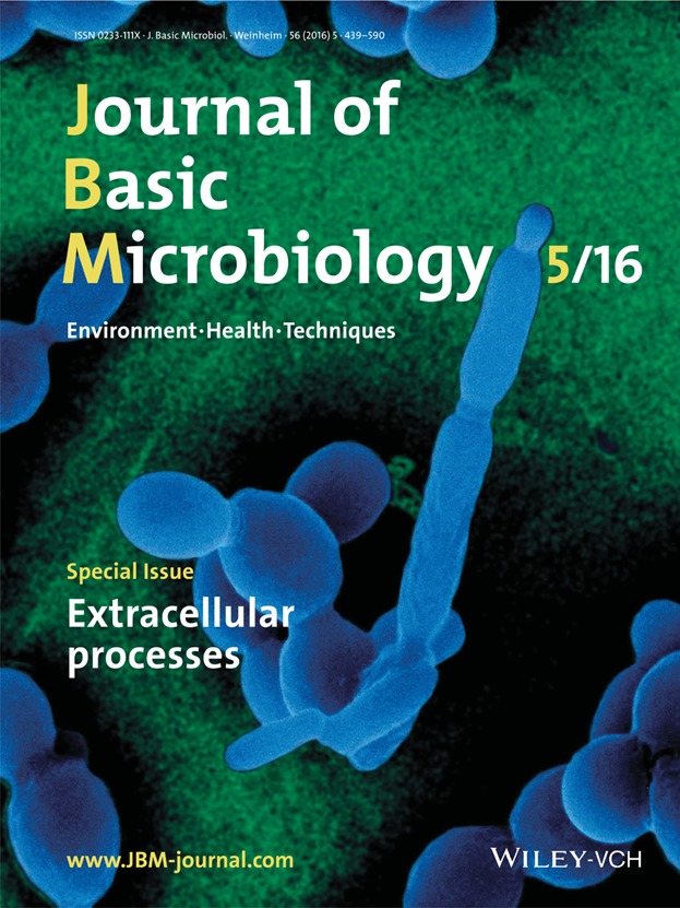 Cover: Journal of Basic Microbiology. 5/2016