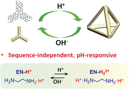 Universal pH-Responsive and Metal-Ion-Free Self-Assembly of DNA Nanostructures