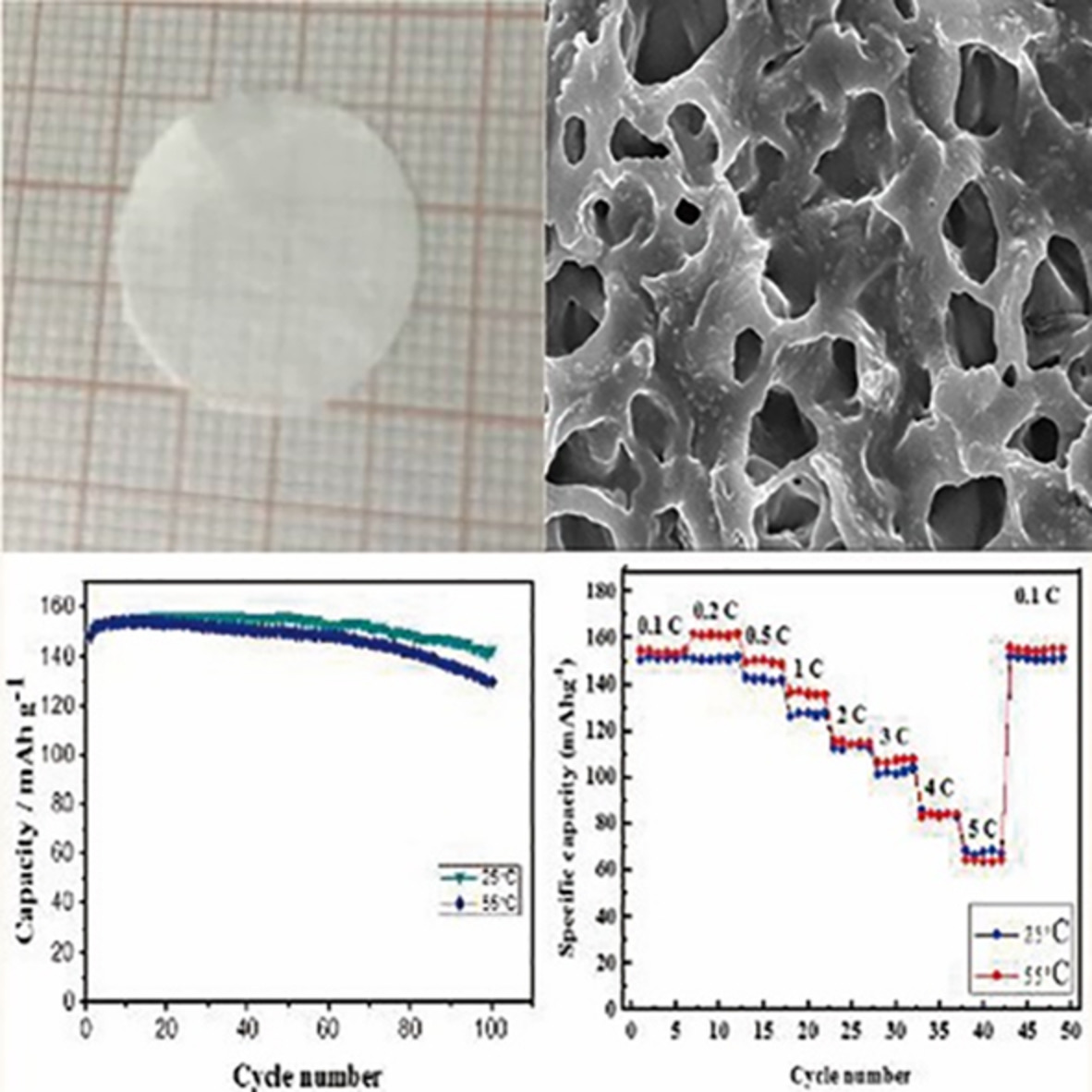 Effect of UV light polymerization time on the properties of plastic crystal composite polyacrylate polymer electrolyte for all solid-state lithium-ion batteries