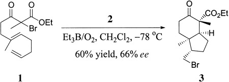 Atom-Transfer Tandem Radical Cyclization Reactions Promoted by Lewis Acids