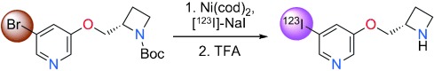 Nickel-Mediated Radioiodination of Aryl and Heteroaryl Bromides: Rapid Synthesis of Tracers for SPECT Imaging
