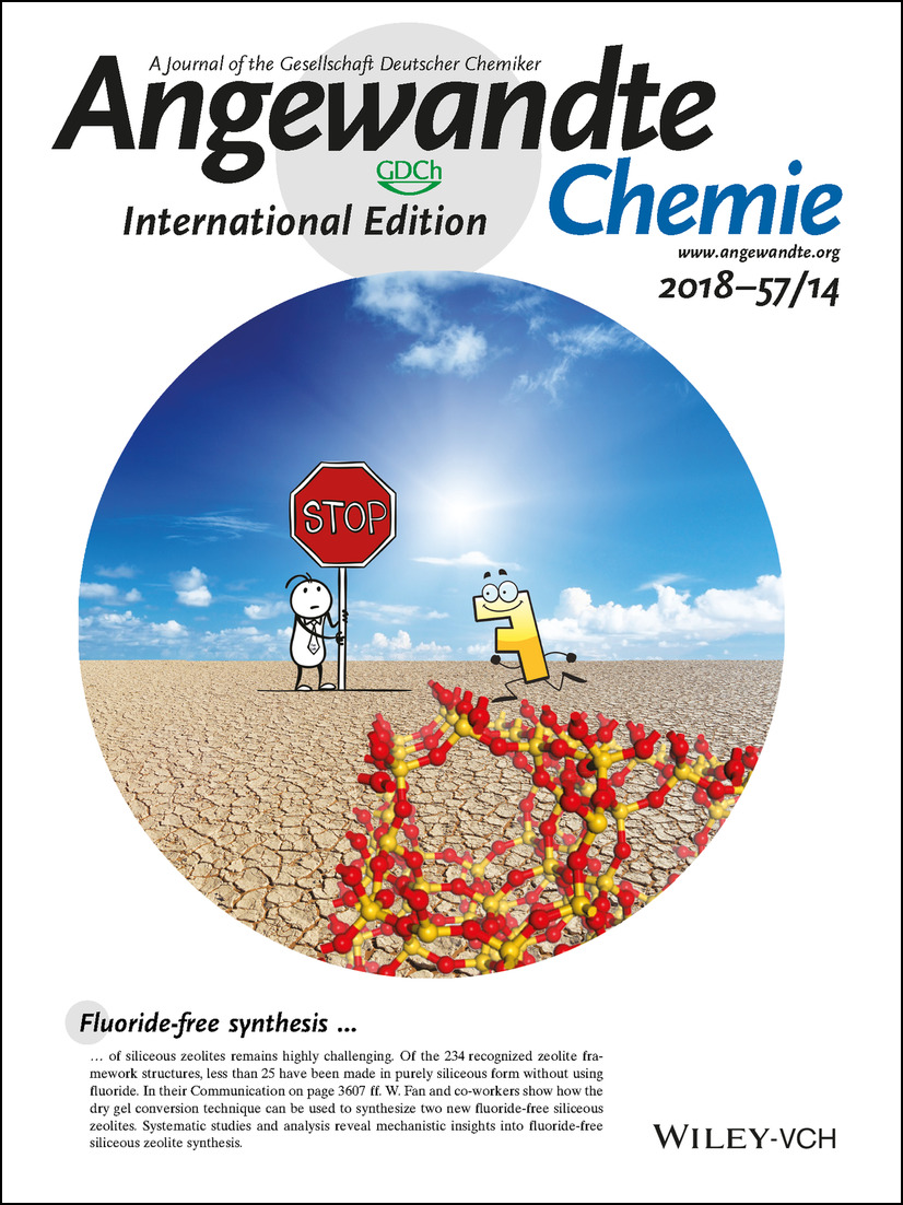 Back Cover: Broadening the Scope for Fluoride-Free Synthesis of Siliceous Zeolites (Angew. Chem. Int. Ed. 14/2018) Volume 57 Issue 14, 2018