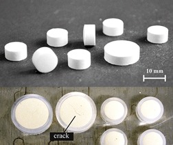 Production of High-Tensile-Strength Paracetamol Tablets Using the Freeze-Casting Process