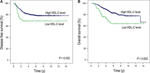 Correlation between immune signature and high-density lipoprotein cholesterol level in stage II/III colorectal cancer