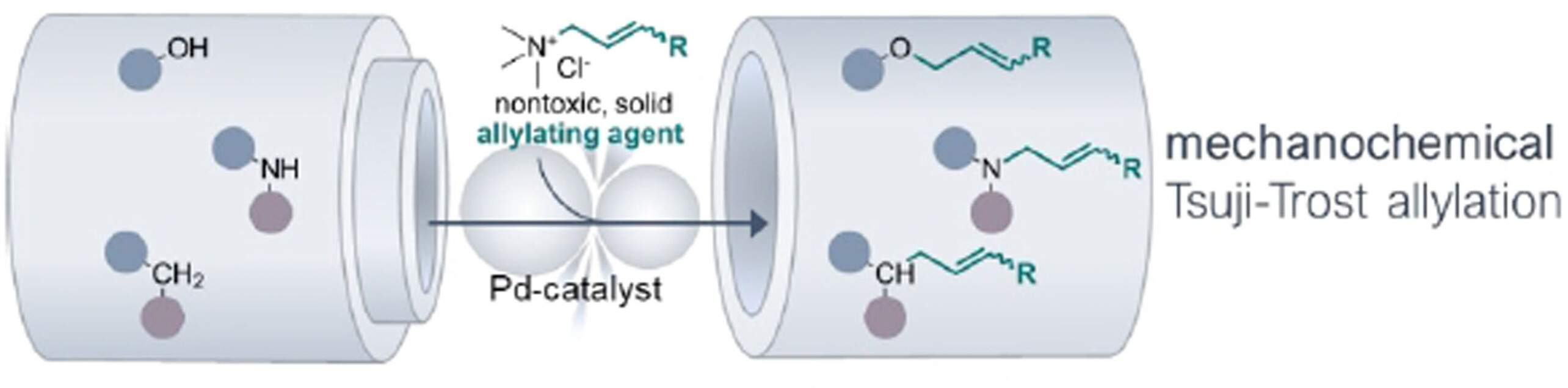 Allylation of C-, N-, and O-Nucleophiles via a Mechanochemically-Driven Tsuji–Trost Reaction Suitable for Late-Stage Modification of Bioactive Molecules