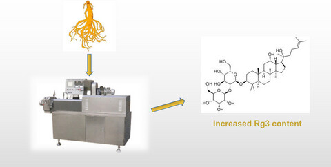 Effects of screw configuration on chemical properties and ginsenosides content of extruded ginseng
