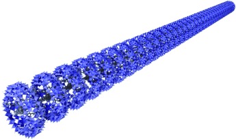 Directed 1D Assembly of a Ring-Shaped Inorganic Nanocluster Templated by an Organic Rigid-Rod Molecule: An Inorganic/Organic Polypseudorotaxane