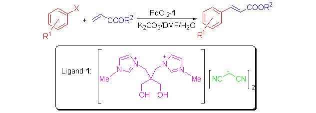 Aqueous-Phase, Palladium-Catalyzed Heck Reaction: The Significant Role of CN-containing Counter Anion