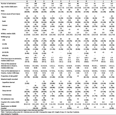 Variation in burn wound management approaches for paediatric burn patients in Australia and New Zealand