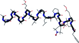 Crystal Structure of a Spin-Labeled, Channel-Forming Alamethicin Analogue