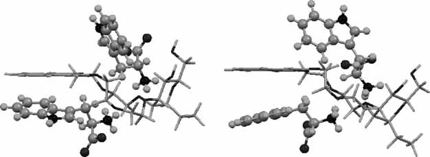 Experimental evidence of chiral crown ether complexation with aromatic amino acids