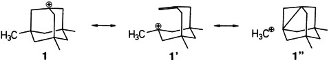 First Crystal Structure Analysis of an Aliphatic Carbocation—Stabilization of the 3,5,7-Trimethyl-1-adamantyl Cation by C<span class='icomoon'></span>C Hyperconjugation