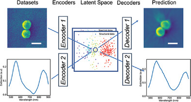 Learning and Predicting Photonic Responses of Plasmonic Nanoparticle Assemblies via Dual Variational Autoencoders