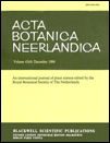 Cover image of Acta Botanica Neerlandica
