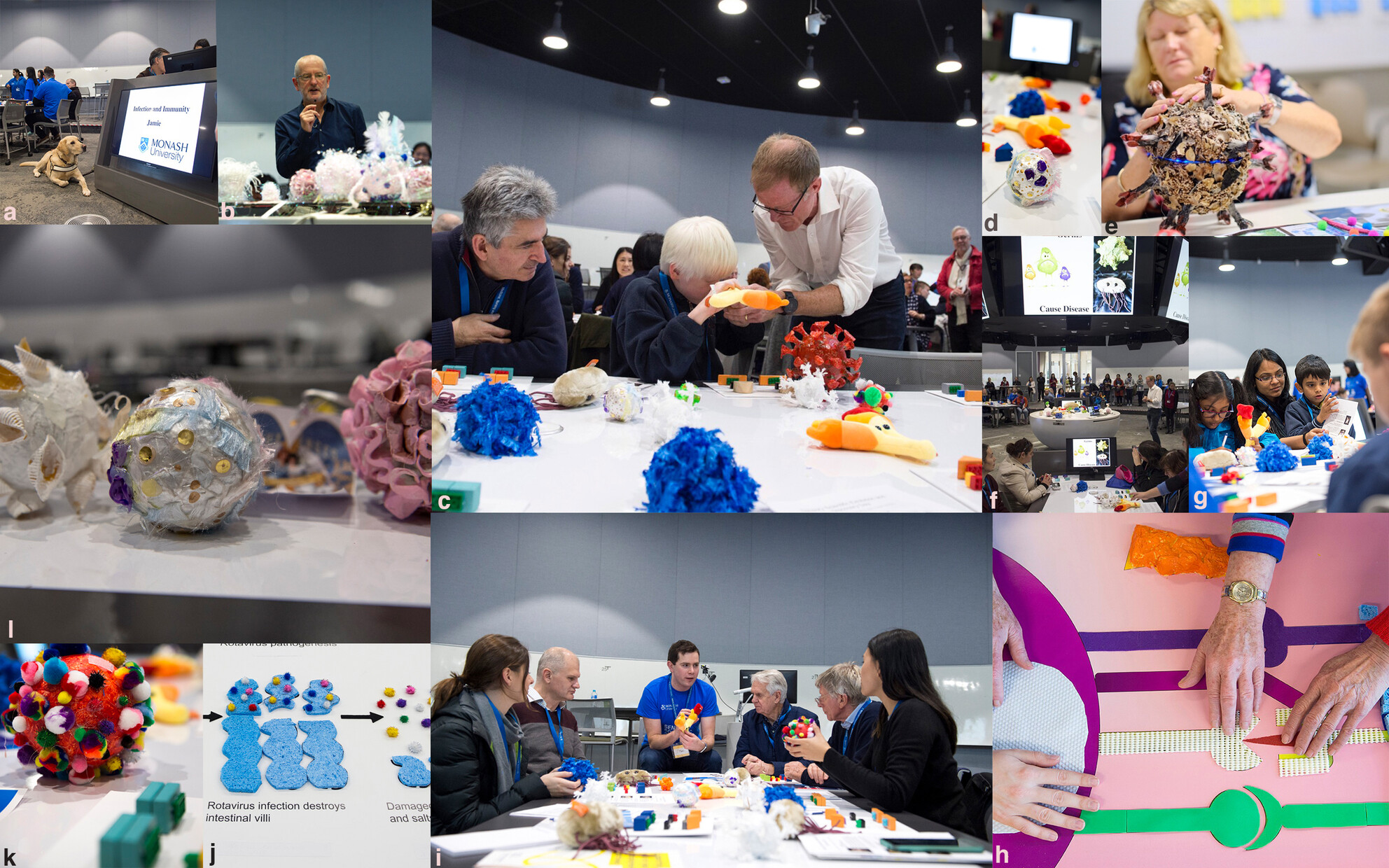 Access all areas: multisensory science exhibitions tailored toward blind, low-vision and diverse-needs communities