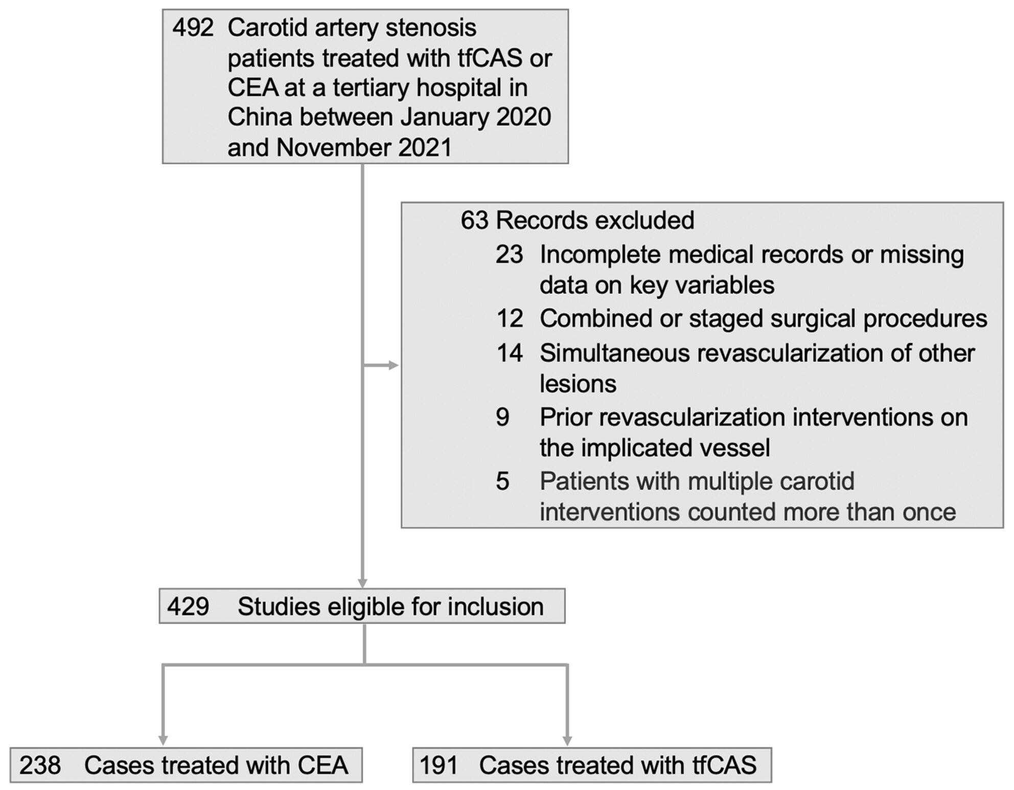 Age-Related Anatomical Changes in Carotid Artery Stenosis and Its Impact on Postoperative Complications in Stenting and Endarterectomy