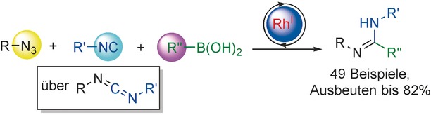 Tandem Coupling of Azide with Isonitrile and Boronic Acid: Facile Access to Functionalized Amidines