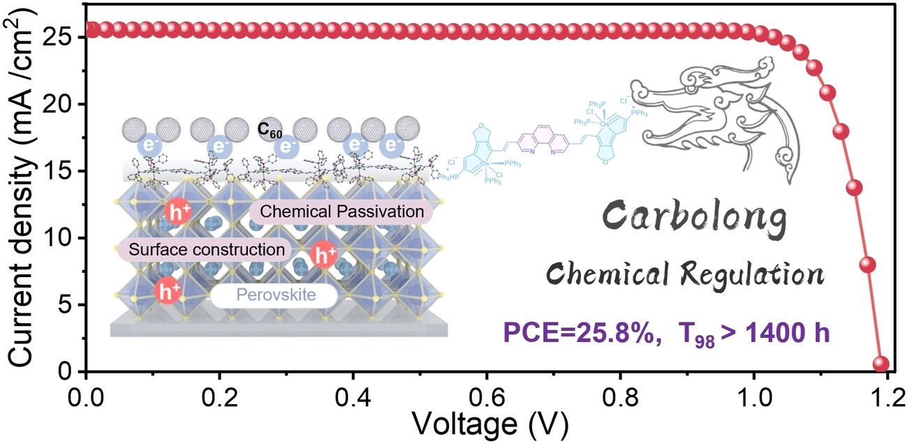 Bridged Carbolong Modulating Interfacial Charge Transfer Enhancement for High-Performance Inverted Perovskite Solar Cells