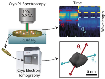 Cryogenic Correlative Single-Particle Photoluminescence Spectroscopy and Electron Tomography for Investigation of Nanomaterials
