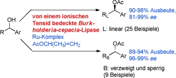 Ionic-Surfactant-Coated Burkholderia cepacia Lipase as a Highly Active and Enantioselective Catalyst for the Dynamic Kinetic Resolution of Secondary Alcohols