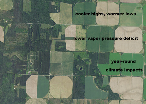 Observation of irrigation-induced climate change in the Midwest United States