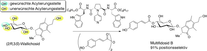 Final-Stage Site-Selective Acylation for the Total Syntheses of Multifidosides A–C