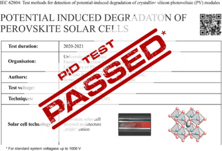 Are Perovskite Solar Cell Potential-Induced Degradation Proof?