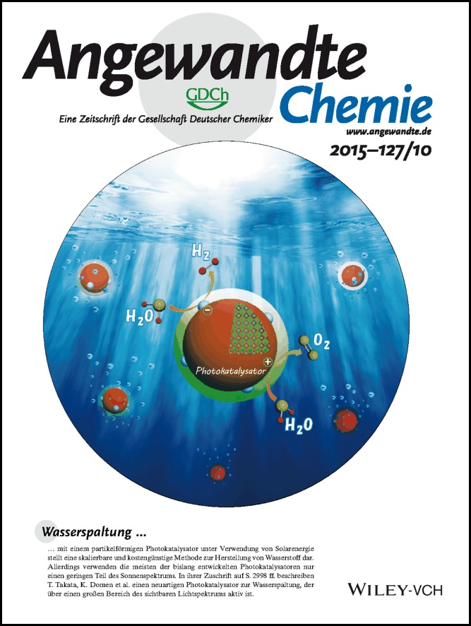Innentitelbild: A Complex Perovskite-Type Oxynitride: The First Photocatalyst for Water Splitting Operable at up to 600 nm (Angew. Chem. 10/2015)