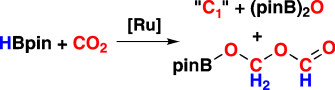 Borane-Mediated Carbon Dioxide Reduction at Ruthenium: Formation of C1 and C2 Compounds