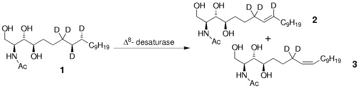 Characterization of a Δ8-Sphingolipid Desaturase from Higher Plants: A Stereochemical and Mechanistic Study on the Origin of E,Z Isomers