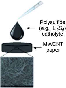 Highly Reversible Lithium/Dissolved Polysulfide Batteries with Carbon Nanotube Electrodes