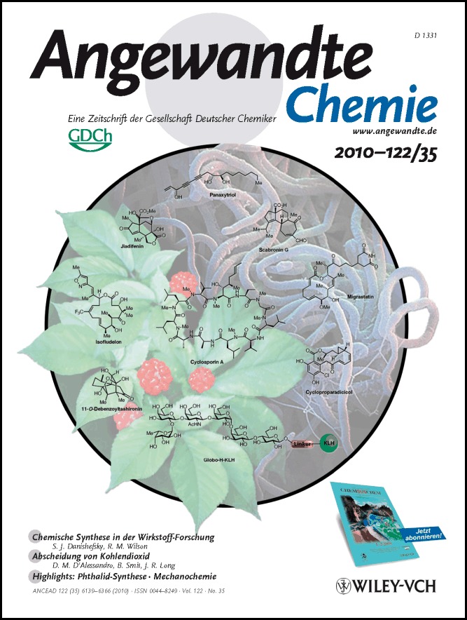 Titelbild: Zum Wirkungsbereich der chemischen Synthese: Aufbau einer Minipipeline in einem akademischen Labor (Angew. Chem. 35/2010)