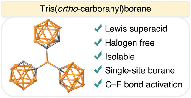 Tris(ortho-carboranyl)borane: An Isolable, Halogen-Free, Lewis Superacid