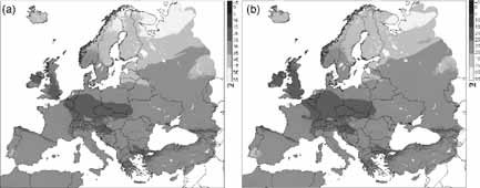 Analysis of one-axis tracking strategies for PV systems in Europe
