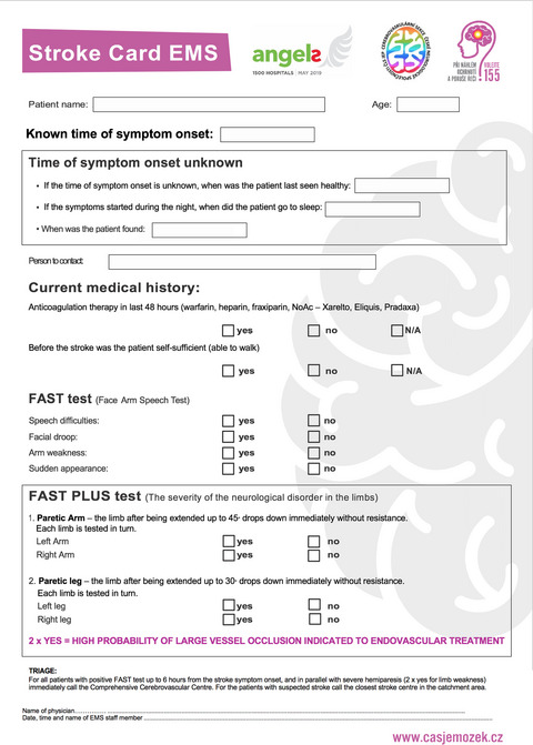 Prehospital stroke scale (FAST PLUS Test) predicts patients with intracranial large vessel occlusion