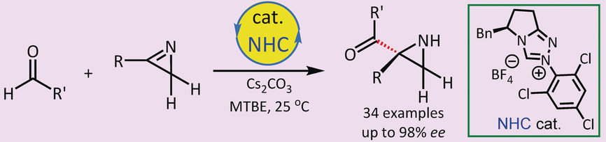 Catalytic Enantioselective Aza-Benzoin Reactions of Aldehydes with 2H-Azirines
