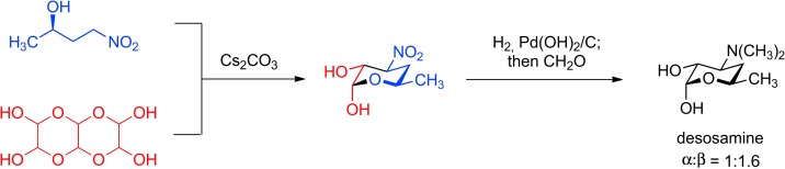 Synthesis of D-Desosamine and Analogs by Rapid Assembly of 3-Amino Sugars