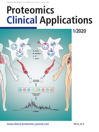 Front Cover: Serum Small Extracellular Vesicles Proteome of Tuberculosis Patients Demonstrated Deregulated Immune Response Volume 14 Issue 1, 2020