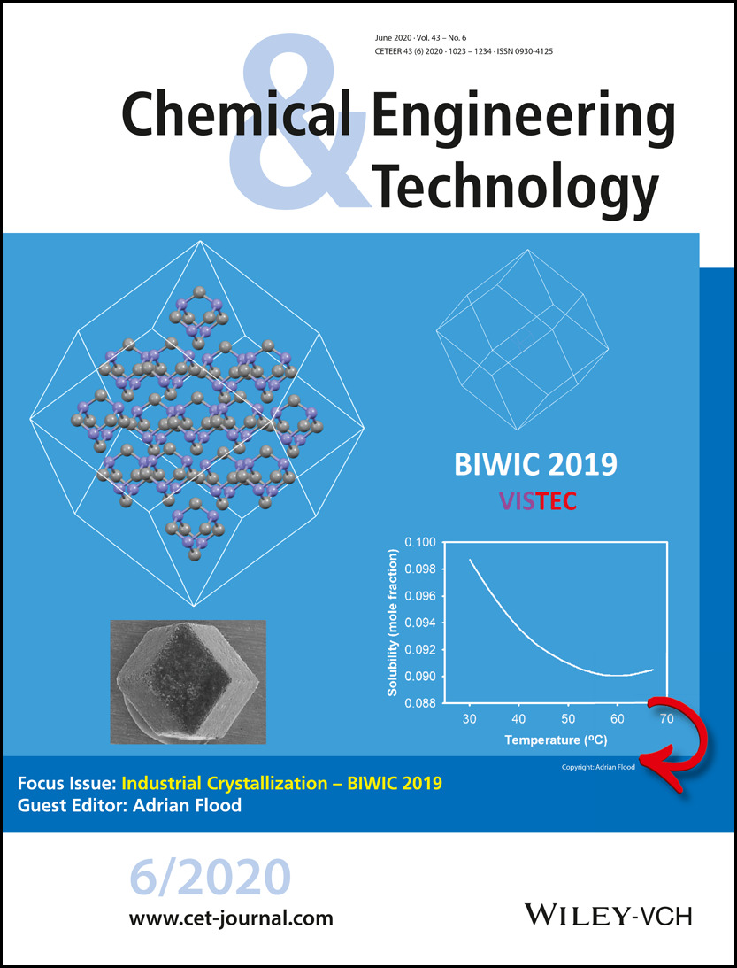 Cover Picture: Chem. Eng. Technol. 6/2020 Volume 43 Issue 6, 2020