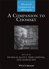 Cover image of A Companion to Chomsky