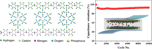 All-Sprayable Hierarchically Nanostructured Conducting Polymer Hydrogel for Massively Manufactured Flexible All-Solid-State Supercapacitor