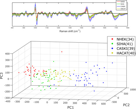Towards automated cancer screening: Label-free classification of fixed cell samples using wavelength modulated Raman spectroscopy