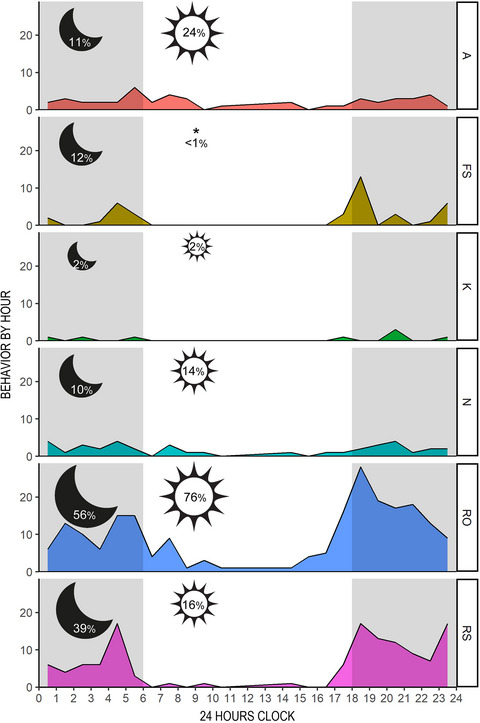 Safe from sunburn: The divergent diel pattern of a Hydrophis sea snake