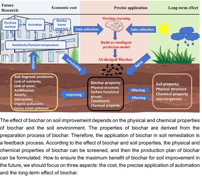 Systemic review for the use of biochar to mitigate soil degradation