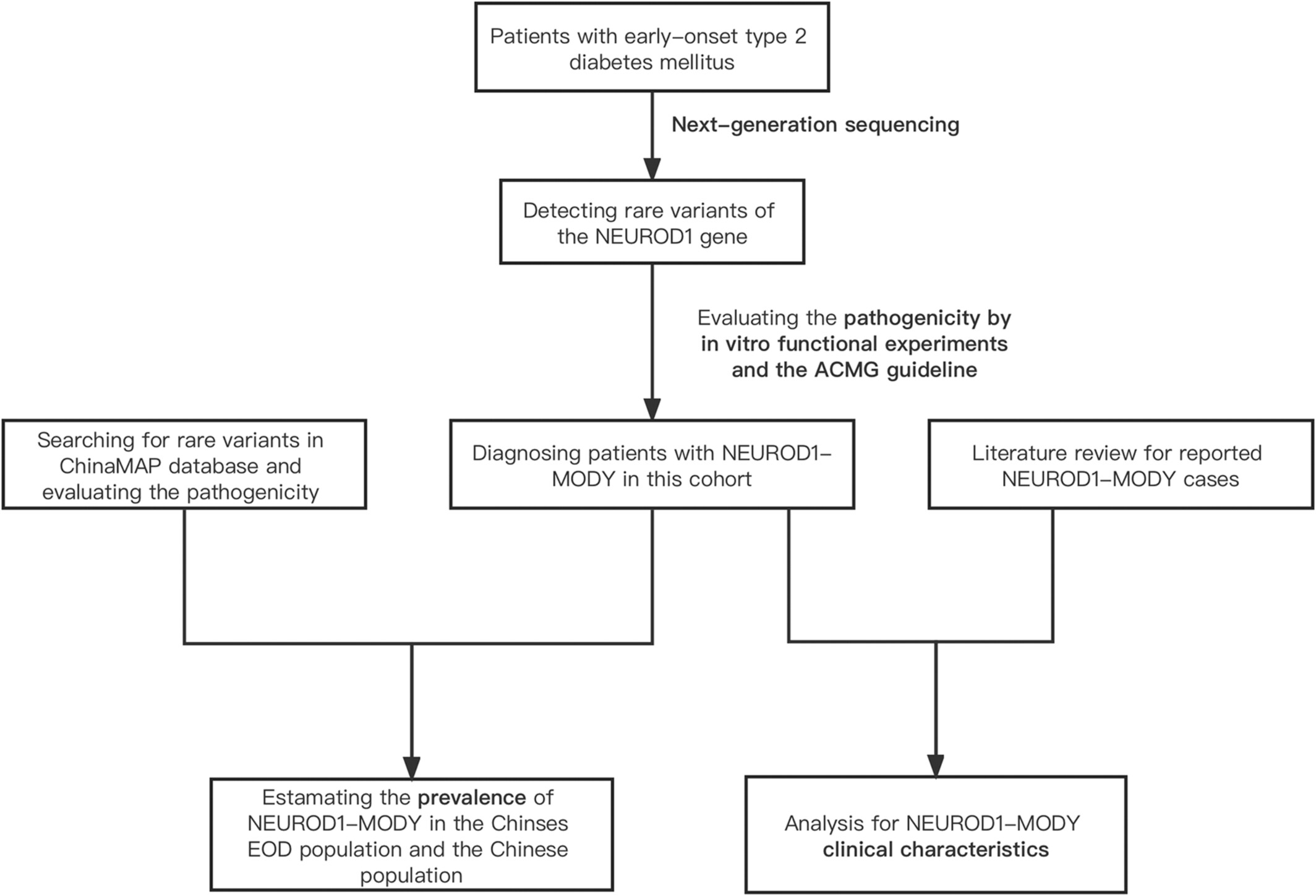 Prevalence and Clinical Characteristics of NEUROD1-MODY in Chinese Early-Onset Type 2 Diabetes Mellitus and a Literature Review