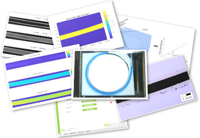 Digital Image Processing of Gas-Liquid Reactions in Coiled Capillaries