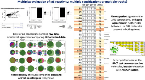 A qualitative and quantitative comparison of IgE antibody profiles with two multiplex platforms for component-resolved diagnostics in allergic patients